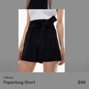 Wilfred Paperbag shorts
